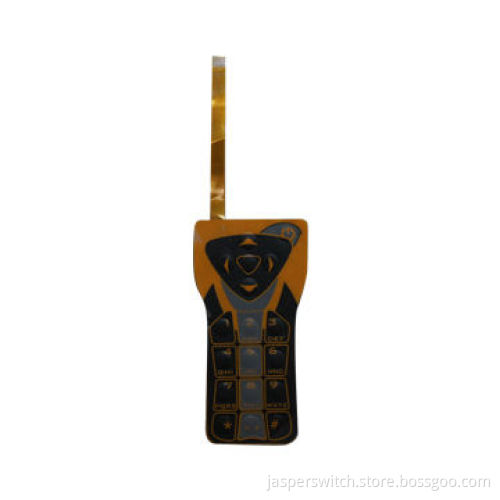 Double-sided FPC Assembled to Overlay, Design with Flexible Cable Membrane Switch